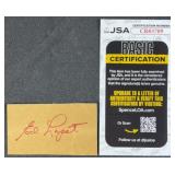 Ed Lopat Signed Cut w/ JSA COA