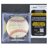 Bill Virdon '1955 N.L. R.O.Y.' Signed Baseball