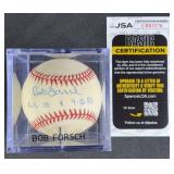 Bob Forsch '4-16-78 & 9-26-83' Signed Baseball