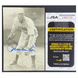 Preacher Roe Signed Photo Post Card w/ JSA COA