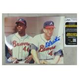 Eddie Mathews Signed Photo-JSA COA