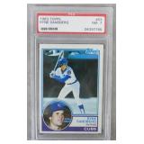 1983 Topps Ryne Sandberg Rookie Card-PSA NM7