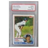 1983 Topps Wade Boggs Rookie Card-PSA NM-MT8(OC)