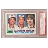 1982 Topps Cal Ripken Jr. Rookie Card-PSA NM7