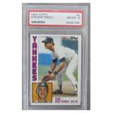 1984 Topps Don Mattingly Rookie Card-PSA NM-MT8