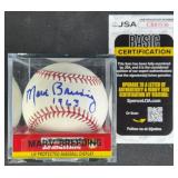 Marv Breeding '1963' Signed Baseball w/ JSA COA