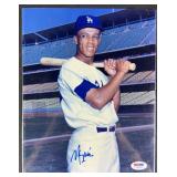 Maury Wills Signed 8x10 Photograph w/ PSA/DNA
