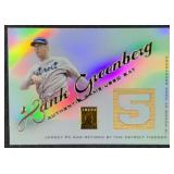 2001 Topps Tribute #RBHG Hank Greenberg
