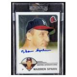 2003 Topps Certified Auto #TA-WS Warren Spahn