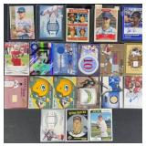 Signed & Relic Sports Cards w/ Hand Signed
