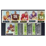 1965 Philadelphia Gum Football Cards w/ Unitas