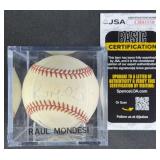 Raul Mondedi Signed Baseball w/ JSA COA