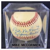 Mike McCormick Signed Official NL MLB Baseball