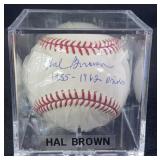 Hal Brown '1955-1962 Orioles' Signed Baseball