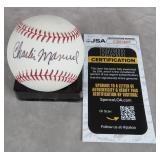 Charlie Manuel Signed Baseball-JSA COA
