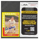 Al Kaline Signed Swell Baseball Greats Card