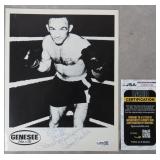 Carmen Basilio Signed Photo--JSA COA