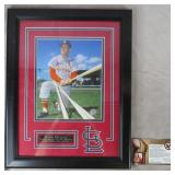 Stan Musial Signed Photo Display-GFA COA