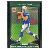 2009 Bowman Chrome #111 Matthew Stafford RC
