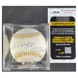 Frank Malzone #11 '57ï¿½ 58ï¿½ 59ï¿½ G.G.' Signed Ball