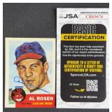Al Rosen Signed 1953 Topps Archive #135 Card
