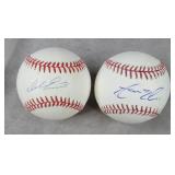 Del Ennis & Aaron Nola Signed Baseballs
