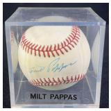 Milt Pappas Signed Rawlings Official AL Baseball