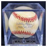 Wally Moon '1954 NL R.O.Y.' Signed Baseball