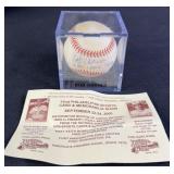 Bob Horner '4 HRï¿½s 1 Game 7/6/86' Signed Baseball