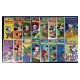 16pc Walt Disney Mickey Mouse Dell Comic Books