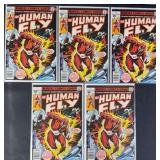 5pc Human Fly #1 1977 Marvel Comic Books