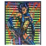 Everett Hartsoe Signed 1996 Razor Holo Poster