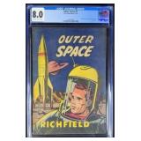 CGC 8.0 Outer Space #1 1953 Vital Comic Book