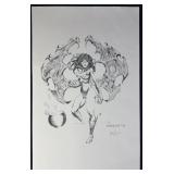 Dan Parsons Signed 11' x 17ï¿½ Harpy Print