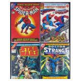 4pc Marvel & DC Treasury Comic Books w/ #1s