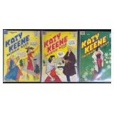 3pc Katy Keene Fashion Book #13-19 Archie Comics