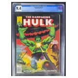 CGC 9.4 Rampaging Hulk #1 1977 Marvel Comic Book
