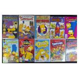 10pc Simpsons Comic Books w/ Sealed #1
