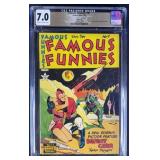 CGC 7.0 Pedigree Famous Funnies #191 1950