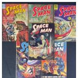 Four Color #1253 & Space Man #4-8 Dell Comic Books