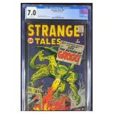 CGC 7.0 Strange Tales #87 1961 Marvel Comic Book