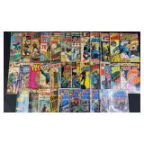 34pc Silver-Bronze Age DC Comic Books +