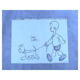 John Liney Signed Original Henry Comic Drawing