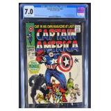 CGC 7.0 Captain American #100 1968 Marvel Comic