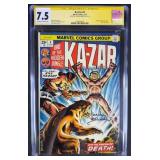 CGC 7.5 SS Ka-Zar #4 1974 Marvel Comic Book