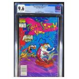 CGC 9.6 Ren & Stimpy #1 1992 Marvel Comic Book