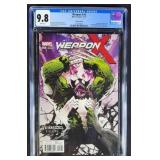 CGC 9.8 Weapon X #8 2017 Marvel Comic Book