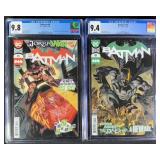 CGC Graded Batman #96 & #101 DC Comic Books