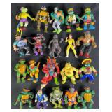 20pc Vintage TMNT Action Figures