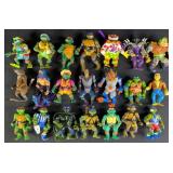 21pc Vintage TMNT Action Figures